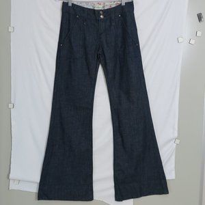 NWT Pierce Jeans Theresa Midnight Blue Jeans Size 26 Made in USA MSRP $174